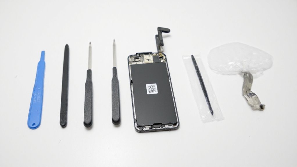 narzędzia potrzebne do wymiany baterii