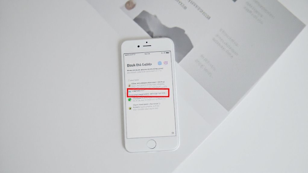 blokowanie nieznanych połączeń spamowych
