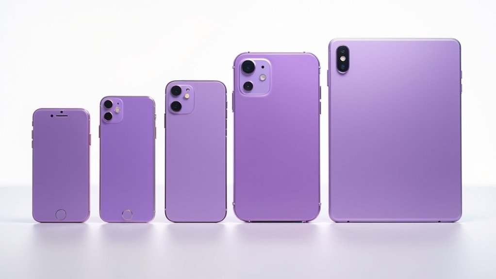 wybór fioletowego iPhone'a