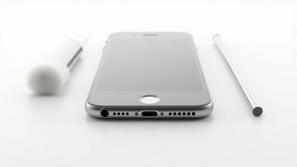 narzędzia do czyszczenia głośnika iPhone'a