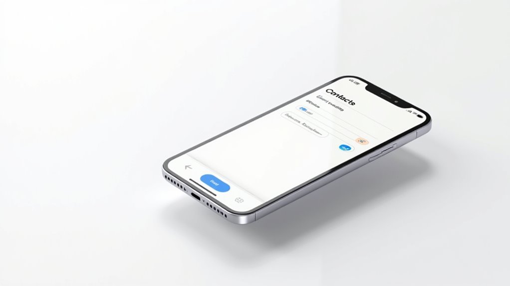 proces synchronizacji kontaktów zewnętrznych