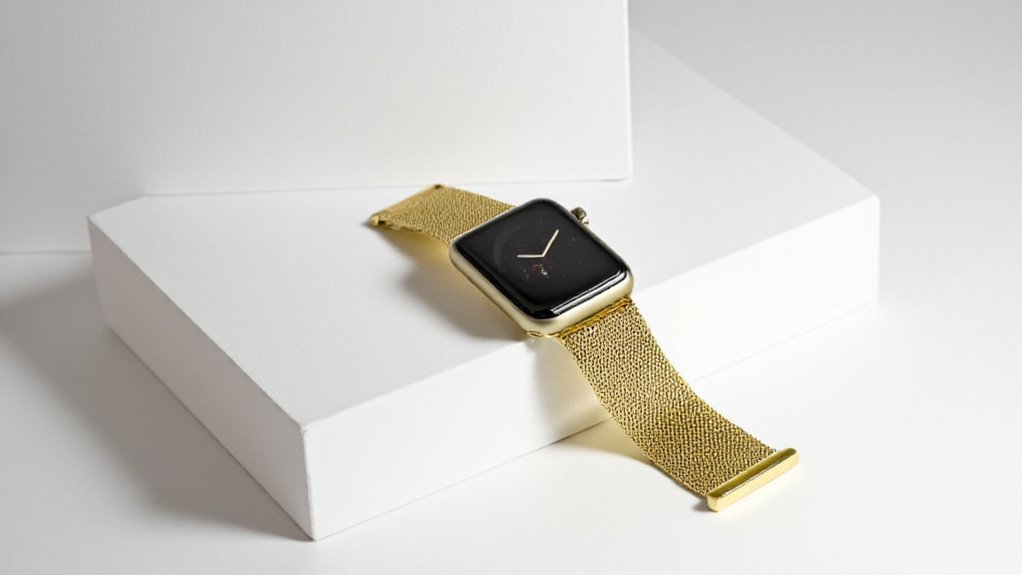 złota opaska do Apple Watch