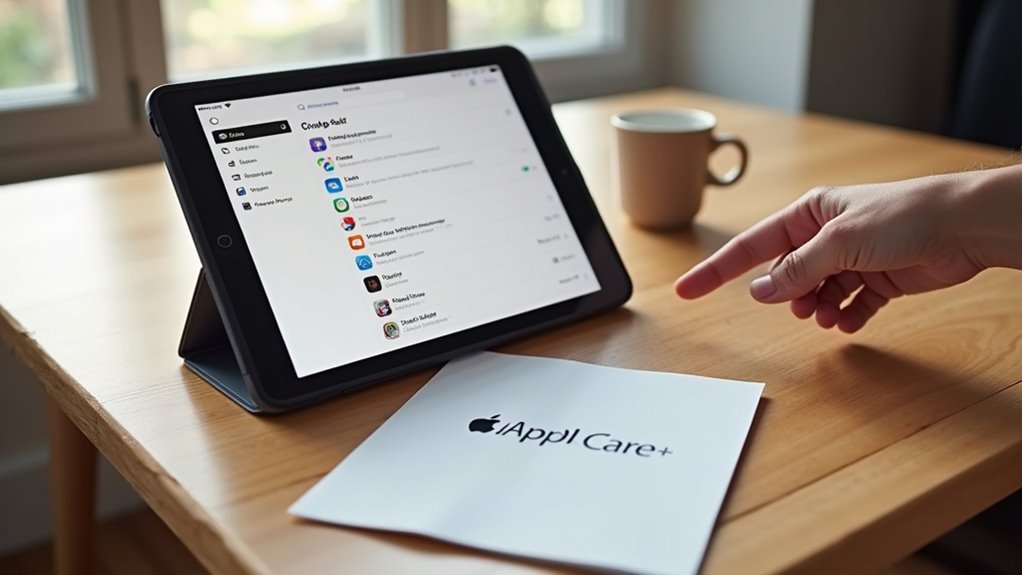 szczegóły dotyczące ochrony AppleCare dla iPada