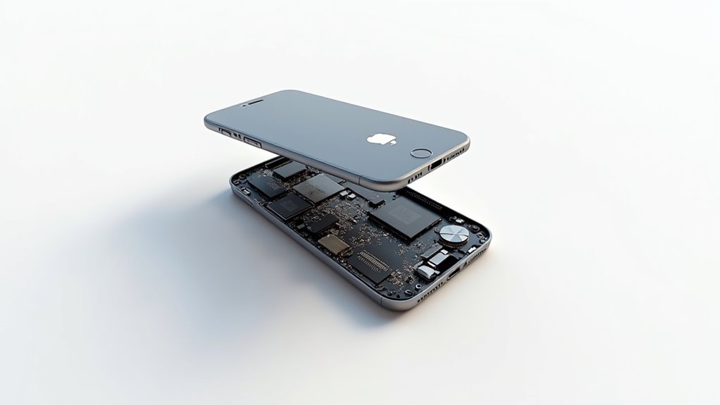 objawy awarii płyty głównej iPhone'a