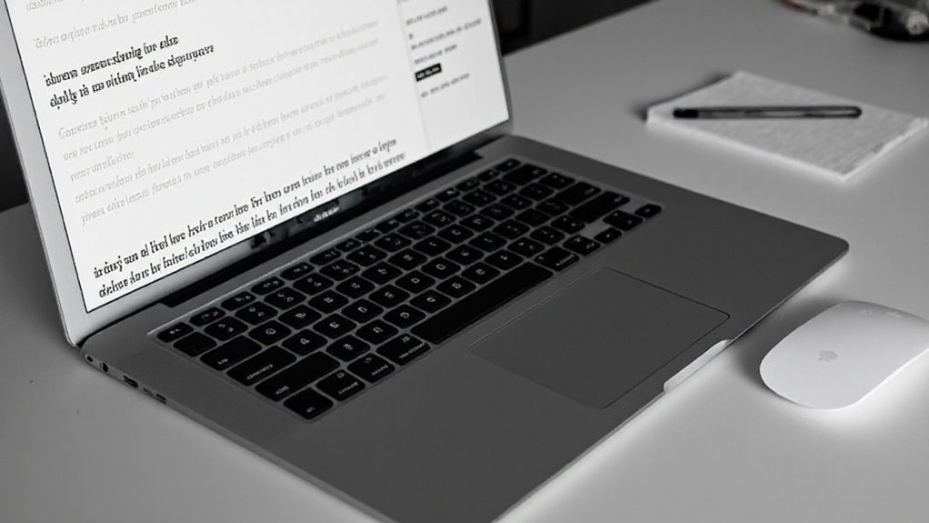 skróty do wstawiania tekstu na MacBooku