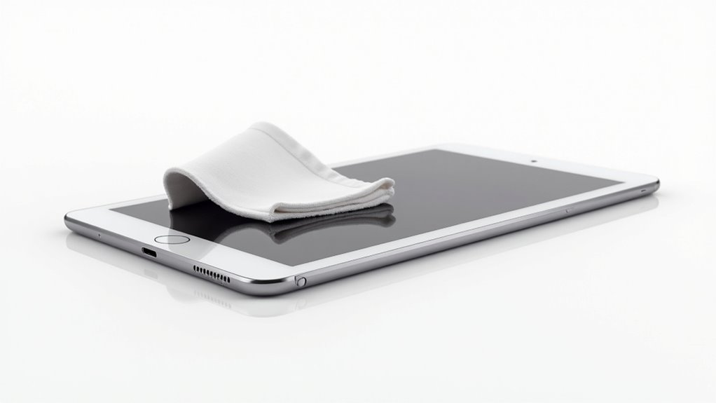 bezpieczne czyszczenie ekranu tabletu