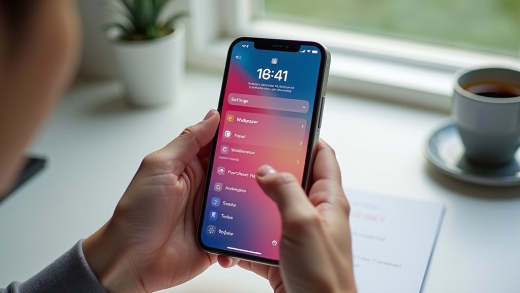 ustaw automatyczną zmianę tapety