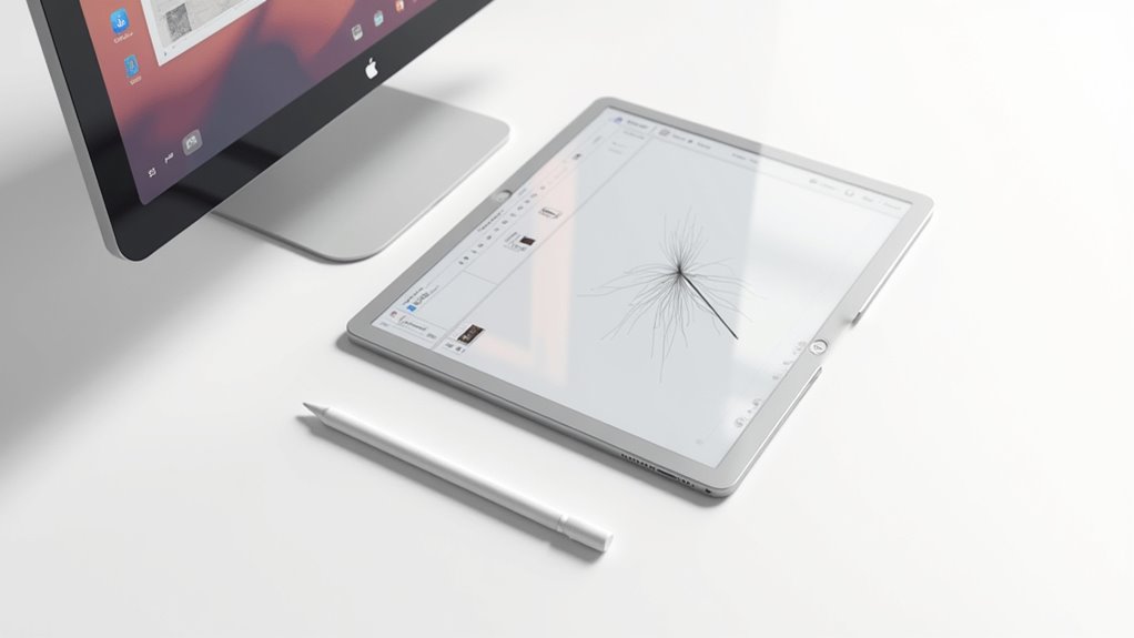ustaw tablet graficzny iPad