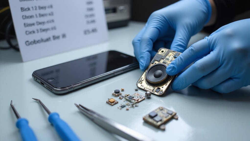 koszt naprawy głośnika w smartfonie