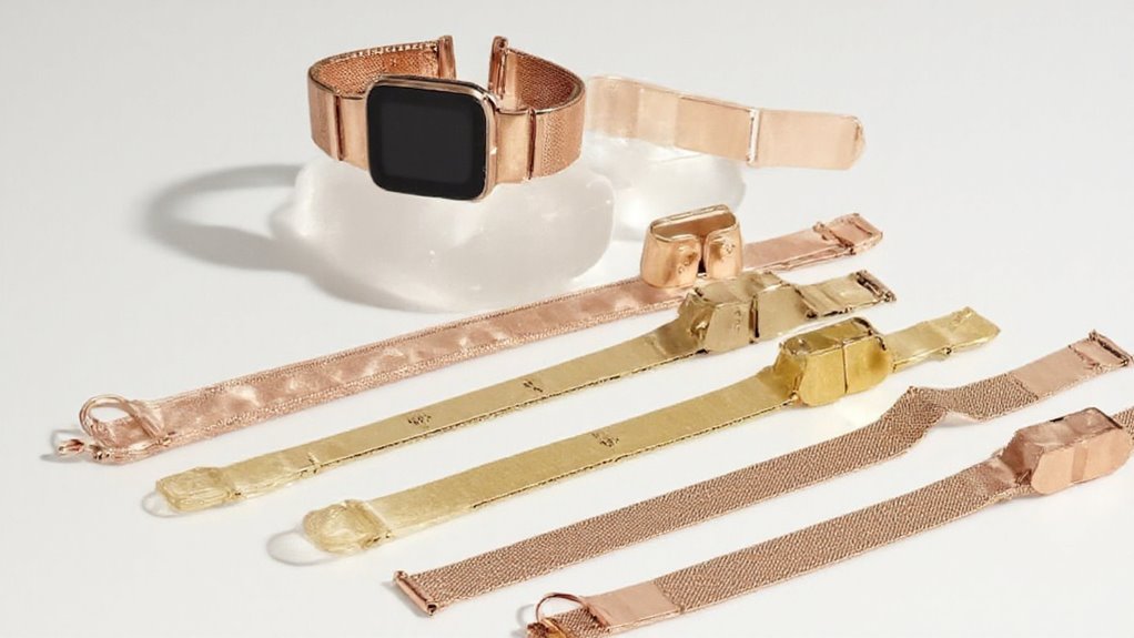 różnorodność złotych obrączek