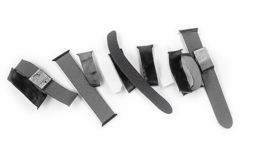 opcje materiałów paska do zegarka