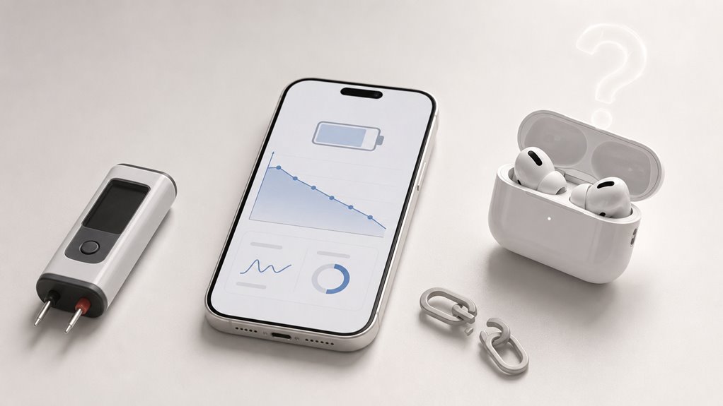 stan baterii AirPods celowo pominięto