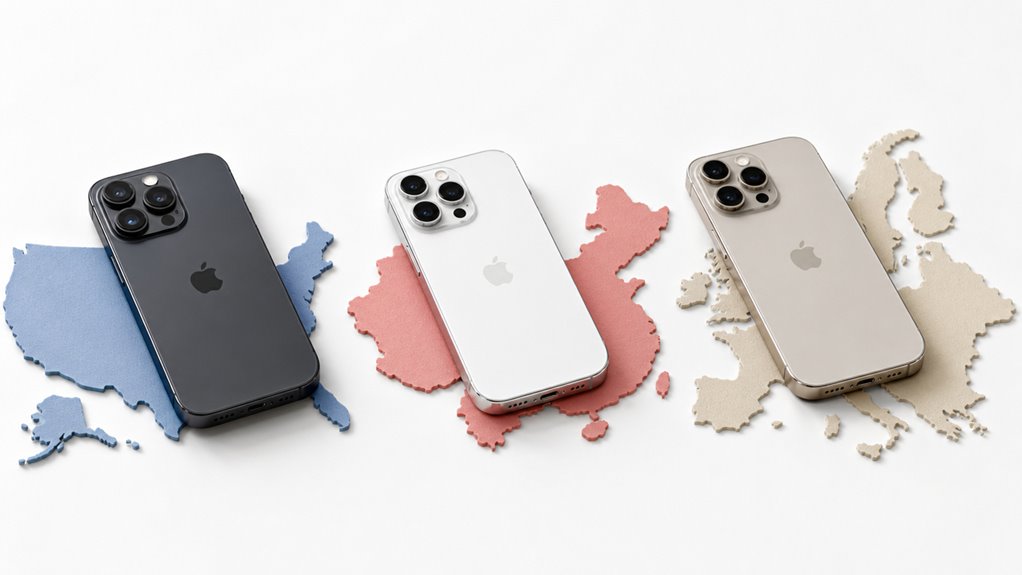 najlepiej sprzedające się kolory według regionu iPhone 16