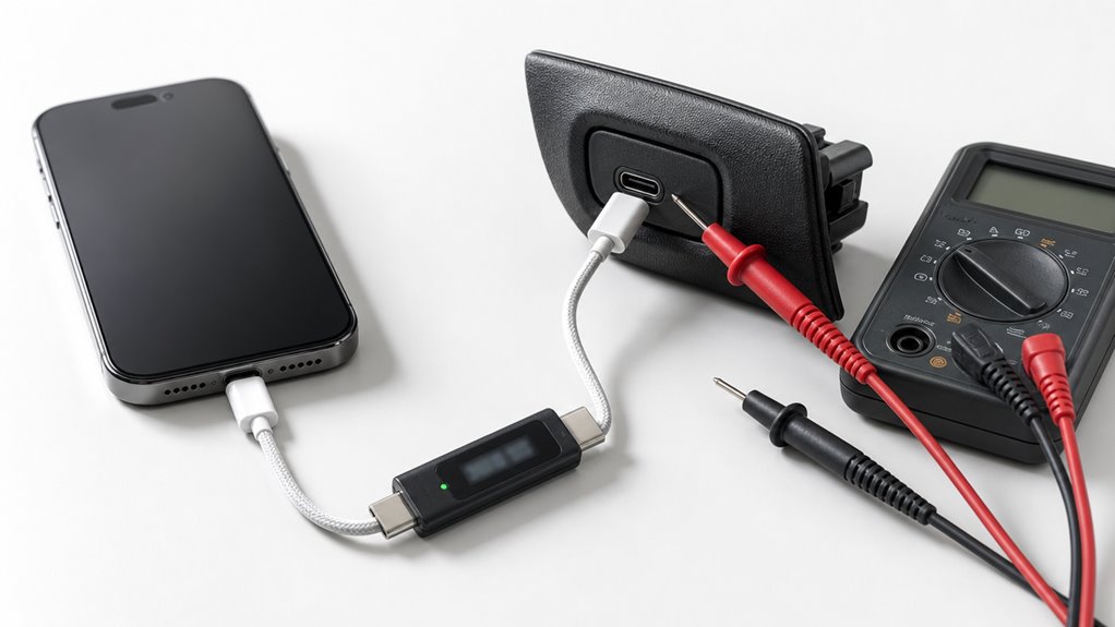 sprawdź zgodność samochodowego USB-C PD