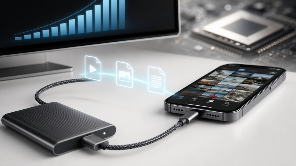 iPhone 16 USB-C test prędkości