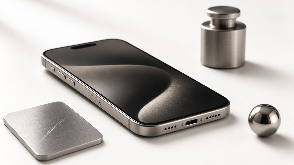 różnica w trwałości ramy tytanowej iphone