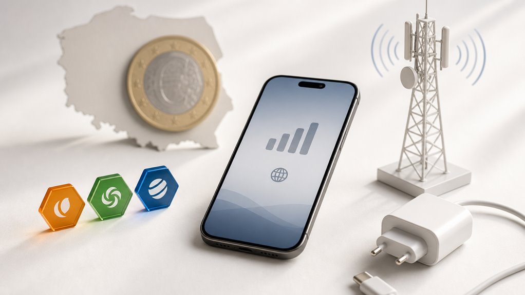 polskie sieci najlepsza zgodność z euro iPhone