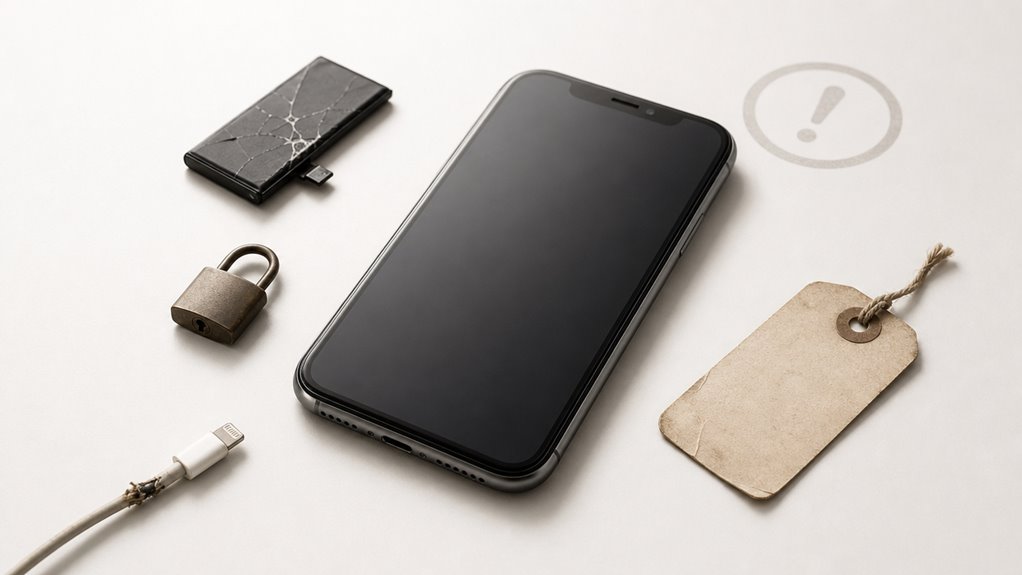 używany iPhone na OLX bez gwarancji